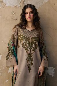 Último diseño de salwar kameez para mujer, ropa de invierno para damas, vestido de lino de muy alta calidad con estampado de lino. - Product Image 3