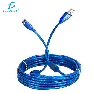 USB Extension <b>Cable</b> 5M Male to Female Fast Charging 5A Nylon Jacket Braid Shielding <b>for</b> Data Transfer <b>Computer</b> Use - Product Image 1