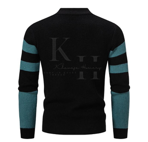 Giản Dị Ấm Áp Len Pha Trộn Áo Thun Áo Len Mùa Đông Thoáng Khí Dệt Kim Nhanh Chóng Khô Tùy Chỉnh In Bền Khâu Thoải Mái Phù Hợp - Product Image 4