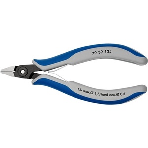 For KNIPEX Precision Electronics Side Cutters 125 mm Length 3 Beveled Shape Polished Very <b>Small</b> <b>Plier</b> - Product Image 1