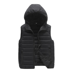 High Quality Oem Odm Winter Thick Waterproof <b>Men</b> Winter Clothes Custom Jacket Grey <b>Waistcoat</b> Puffer Vest <b>Men</b> Plain - Product Image 4