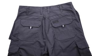 Pantalones de trabajo de algodón y poliéster 100%, pantalones Cargo tácticos para exteriores, pantalones de seguridad elásticos con muchos bolsillos para hombres - Product Image 6