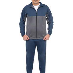 Conjunto Deportivo de Poliéster para Hombre, Traje Deportivo de 2 Piezas con Cremallera, Venta al Por Mayor, Personalizable - Product Image 1