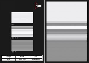 Diseño moderno 300x600 Series Barato Cemento colorido Terrazo Esmaltado Mate Acabado Porcelana Azulejos de cerámica - Product Image 4