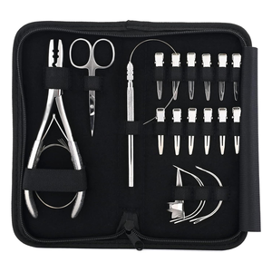 ชุดอุปกรณ์ต่อผมไมโครลิงค์แบบมืออาชีพ คีมสแตนเลส เทปต่อผม อุปกรณ์เสริมสำหรับร้านเสริมสวย ชุดอุปกรณ์ต่อผม - Product Image 4