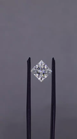 Collier solitaire en moissanite cultivée en laboratoire, couleur D, clarté VVS1, certifiée IGI, de 1 à 10 carats, modèle Aniva PC07, vente en gros