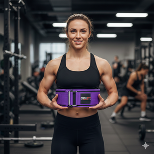 Ceinture de soutien pour la musculation et l'haltérophilie Rexfit Sports en cuir, à libération rapide, pour la salle de sport et l'haltérophilie - Product Image 2