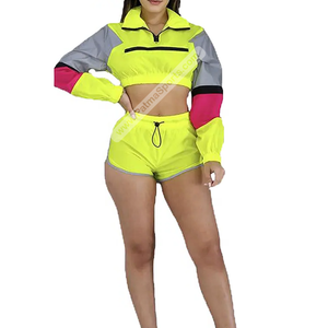 Short coupe-vent de fitness d'hiver pour femme avec logo personnalisable Survêtements d'entraînement Offre Spéciale - Product Image 2