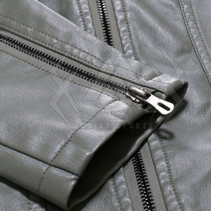 Chaqueta de cuero de moda para hombre Chaqueta ajustada hecha en Pakistán Chaqueta de cuero de moda - Product Image 6