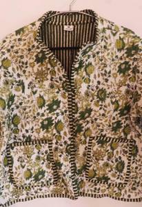 Alta calidad Indio hecho a mano Suzani Vintage bordado mujer playa desgaste corto Kantha acolchado chaqueta de invierno - Product Image 5