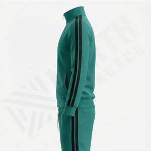Conjunto Deportivo de Invierno para Hombre de Alto Rendimiento, Informal, Transpirable, Ligero, 100% Algodón, Mangas Largas, para Gimnasio - Product Image 3