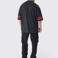 Camiseta Deportiva MASMAG SPORTS con Logotipo Personalizado para Fanáticos del Fútbol Americano, de Alta Calidad, Transpirable, Manga Corta, Cuello en V, 100% Poliéster