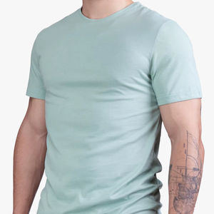 T-shirt unisexe à col en V, coupe classique, 100% coton, tricoté, tissu doux et confortable, respirant, léger, fabriqué en Turquie - Product Image 1