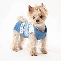 Pull pour chien en laine vierge biologique tricoté à la main, fausse fourrure, personnalisé, moderne, élégant, uni, hiver, veste de luxe pour animaux de compagnie, Noël