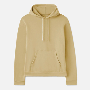 Sweat à capuche décontracté pour homme à épaules tombantes, coupe régulière personnalisée, en molleton bouclette polyester/coton, respirant pour l'hiver - Product Image 2