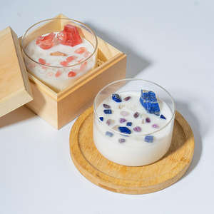 AIKUN Premium Ceramic Aroma <b>Candle</b> Bulk Supply Eco-Friendly Soy Wax Handmade Diwali Gift Option Flameless Long Burning - Product Image 3