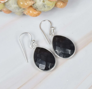 ล่าสุด925เงินสเตอร์ลิงต่างหูโบฮีเมียสีดำเครื่องประดับสำหรับชีวิตประจำวันที่สวยงามสำหรับผู้หญิงของขวัญราคาส่ง - Product Image 1