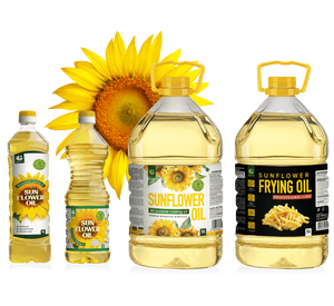 Huile de tournesol biologique certifiée à haute teneur en acide oléique, huile de qualité alimentaire en vrac pour la restauration et la vente au détail - Product Image 1