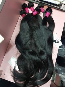 Paquets de cheveux bruts indiens vierges du temple Cheveux humains indiens du Sud Couleur naturelle Machine Trame Extensions de donneur unique - Product Image 5