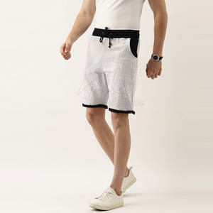 Men's Casual <b>Shorts</b> with Elastic Waist <b>Quick</b> <b>Dry</b> Stretch Fit Casual <b>Shorts</b> for Daily Comfort Solid Pattern Canvas Weaving - Product Image 3
