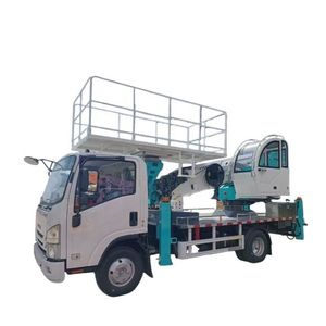 Camión plataforma elevadora diésel usado de China 4x2 4x4 LHD RHD de 23m con cesta grande, listo para conducir - Product Image 3