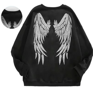 Sudaderas con Capucha para Hombre, Talla 6XL, de Alta Calidad, de Algodón/Fibra de Bambú, con Estampado Personalizado, Diseño Sólido y Transpirable, para Invierno, con Diseño Desgarrado, Nuevo Logotipo - Product Image 3