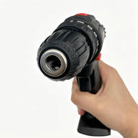 Perceuse sans fil rechargeable 12V avec moteur à balais 18Nm, batterie 3 cellules 1.2Ah et accessoires pour l'entretien domestique et le bricolage