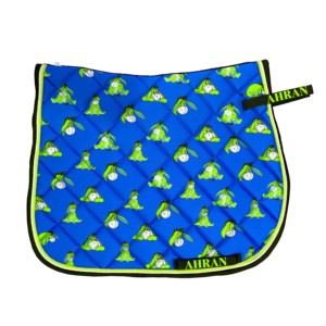 Sous-selles d'équitation haut de gamme personnalisées, tout usage, en polyester imprimé, doublure en polycoton, séchage rapide - Product Image 2