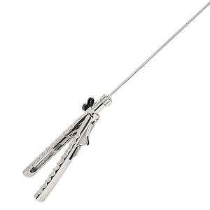 เครื่องมือผ่าตัดสแตนเลสคุณภาพพรีเมียม ใช้ซ้ำได้ ที่จับเข็มสำหรับการผ่าตัดผ่านกล้อง คีมผ่าตัดผ่านกล้อง - Product Image 2