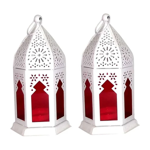 Lanterne décorative pour restaurants et fêtes de Noël Lanternes décoratives pour la maison Lanternes à bougie faciles à transporter à un prix abordable - Product Image 2