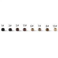 Anneaux Nano en Gros 2.5mm 2.9mm 4.0mm, Micro-Liens Nano en Cuivre, Perles Nano pour Extensions de Cheveux