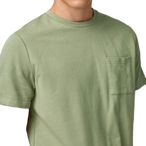 Conjunto corto personalizado de fábrica para hombre, camisetas de algodón 100% y conjunto corto, ropa de calle de verano, Camiseta de cuello redondo, chándal para OEM - Product Image 5