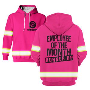 Ropa de trabajo de invierno Jersey con capucha Ligero Pesado Personalizado Hi Vis Hi Visibility Sudaderas con capucha reflectantes de manga larga para hombres - Product Image 2