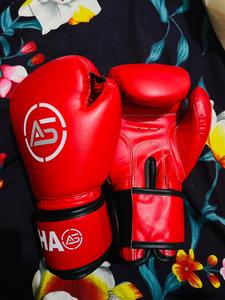 Guantes de Boxeo de Cuero con Correa de Muñeca Ajustable, Ajuste Universal para Uso Deportivo, Tamaño Estándar - Product Image 3