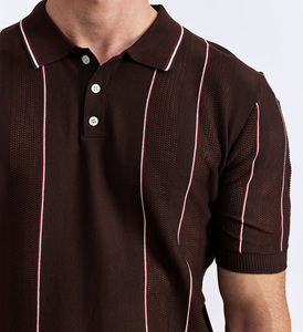 Camisas de Golf de Manga Corta para Hombre, Color Sólido, Estilo Casual de Negocios, Transpirables, de Secado Rápido, con Logotipo Bordado, Poliéster/Algodón - Product Image 3