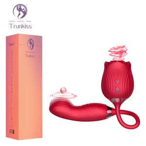 Nouveau Rose sucer vibrateur produit adulte 10 fréquence succion déclencheur Vibration <span class=keywords><strong>Stimulation</strong></span> Clitoris mamelon Sex Toy Rose vibrateur - Product Image 1