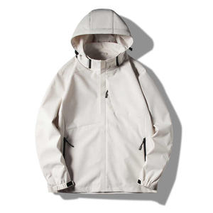 Vestes homme Softshell avec extérieur imperméable et veste à capuche réglable pour homme Fit - Product Image 1