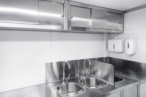 Compre Remolque de Cocina Móvil Rosa de 4.8m con Eje Doble Tándem y Energía Integrada para Uso en Exteriores - Product Image 4