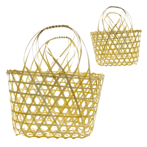 Producto más vendido, cesta de regalo de bambú hecha a mano para almacenamiento de alimentos, organización de cocina y oportunidades únicas de regalo - Product Image 1