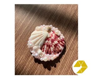 Meilleures offres en vrac Miroir de coquillage côtier fait à la main, coquillages naturels du Vietnam, mini miroir de coquillage pour un décor d'été élégant - Product Image 6