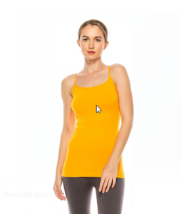 Débardeur en dentelle pour femmes, bretelles spaghetti extensibles, 100% coton, tissu doux au toucher, respirant, confortable, vêtements intérieurs pour tous les jours - Product Image 1