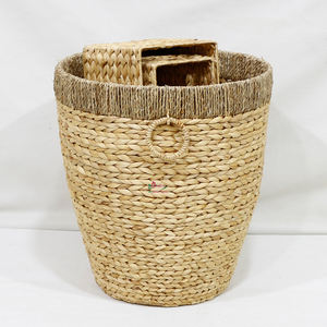 Artex Dong Thap, cestas de almacenamiento de jacinto de agua hechas a mano, Cajas de Regalo de mimbre para uso en la cocina y organización decorativa del hogar - Product Image 5