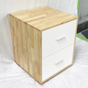 Rubberwood Personal <b>Locker</b> with 2 Drawers-TCN68021 - Product Image 2