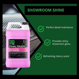 Spray de finition rapide 3D Final Touch & amplificateur de brillance, formule de protection de la peinture, bidon de 1 gallon (403) - Product Image 2