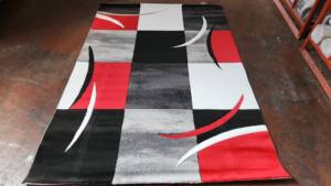 Alfombra Turca Moderna de Turquía, Tejida en Gaziantep, Hecha a Máquina, Jacquard, Resistente a las Manchas, de Pelo Largo para Uso Doméstico - Product Image 2