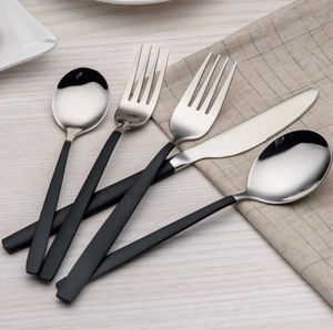 Juego de Cubiertos de acero inoxidable forjado a mano rústico, cuchillo clásico para cena, cuchara, hogar, cocina, restaurante, vajilla, decoración de eventos de boda - Product Image 6