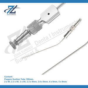 Tube d'aspiration Fergusson 2.5mm à 6.5mm, tubes d'aspiration Fergusson en acier inoxydable de 190 mm Instruments chirurgicaux de qualité supérieure - Product Image 2