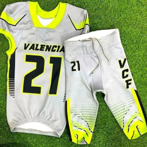 Uniforme de football américain réversible d'usine original personnaliser les maillots de football américain en sergé de haute qualité - Product Image 6
