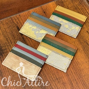 Carteras minimalistas de cuero reciclado para hombre y mujer, tarjetero de crédito, carteras portátiles de bolsillo frontal, las más baratas de fábrica al por mayor - Product Image 1