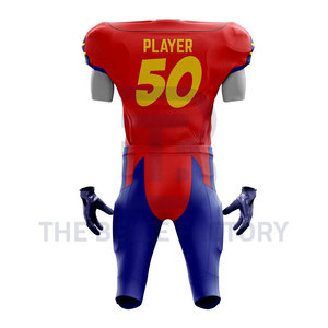 Jersey de fútbol americano profesional para hombre, conjuntos de ropa deportiva bordada de secado rápido, uniforme transpirable y elegante - Product Image 6